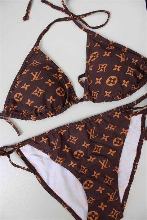 Louis Vuitton swimsuit model